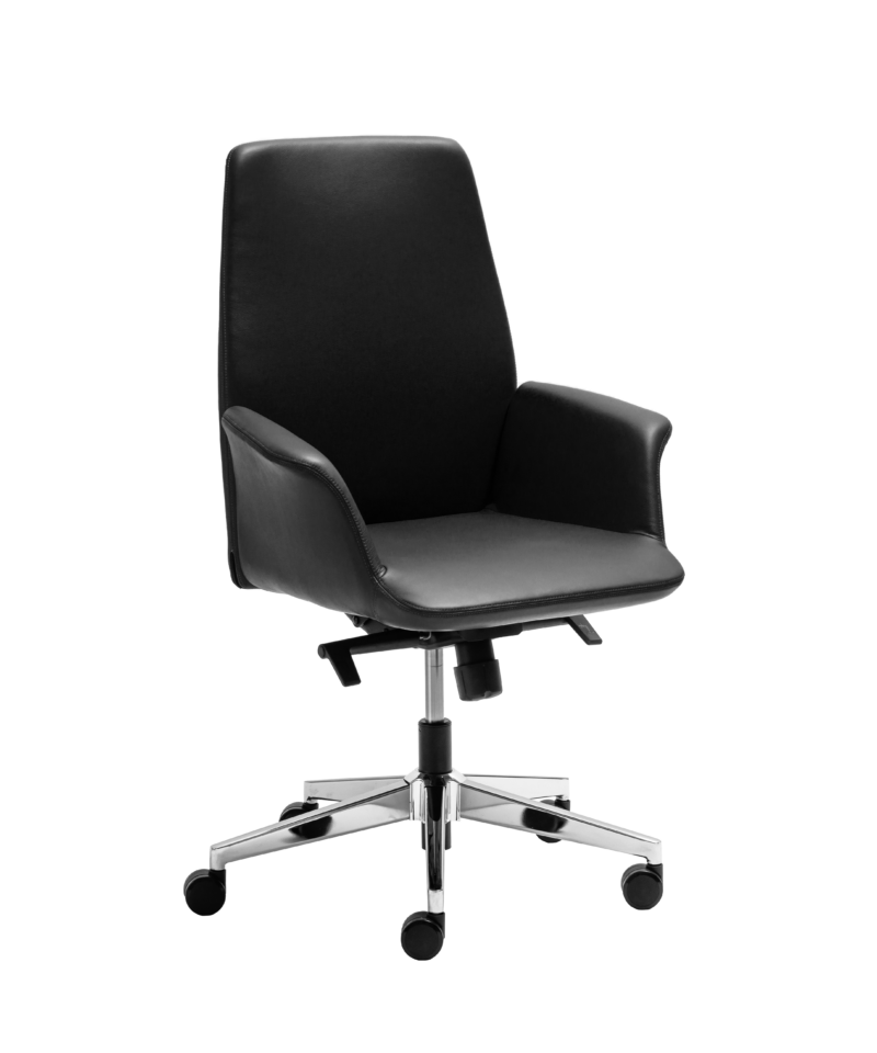 Alternative view of Accord Medium Back Executive Leather Office Chair