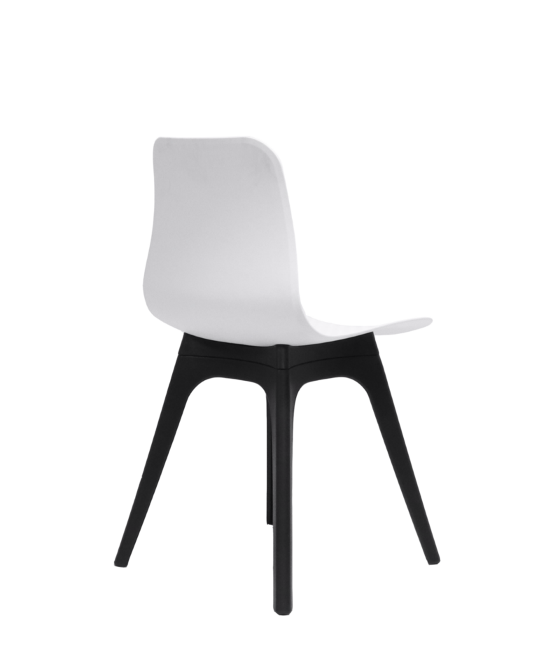 Lucid chair white black