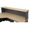desk hob rapid worker beech/ironstone, 1500 x 350 x 400