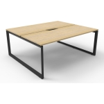 deluxe loop leg double workstation