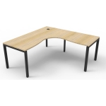 deluxe profile leg corner workstation