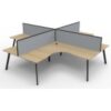 eternity corner workstation 4 person