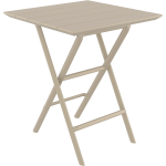 siesta helen folding table 60 square anthracite