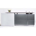 calvin reception desk 2100mm wide, left hand