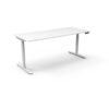 halo electric sit stand round leg desk
