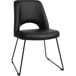albury chair sled base gravity navy