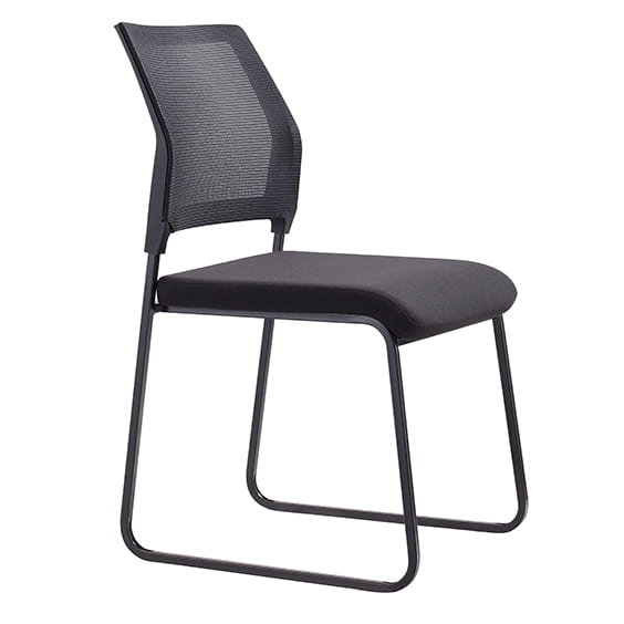 neo stacking mesh back visitor chair