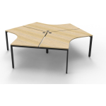 infinity 120 degree workstation profile leg